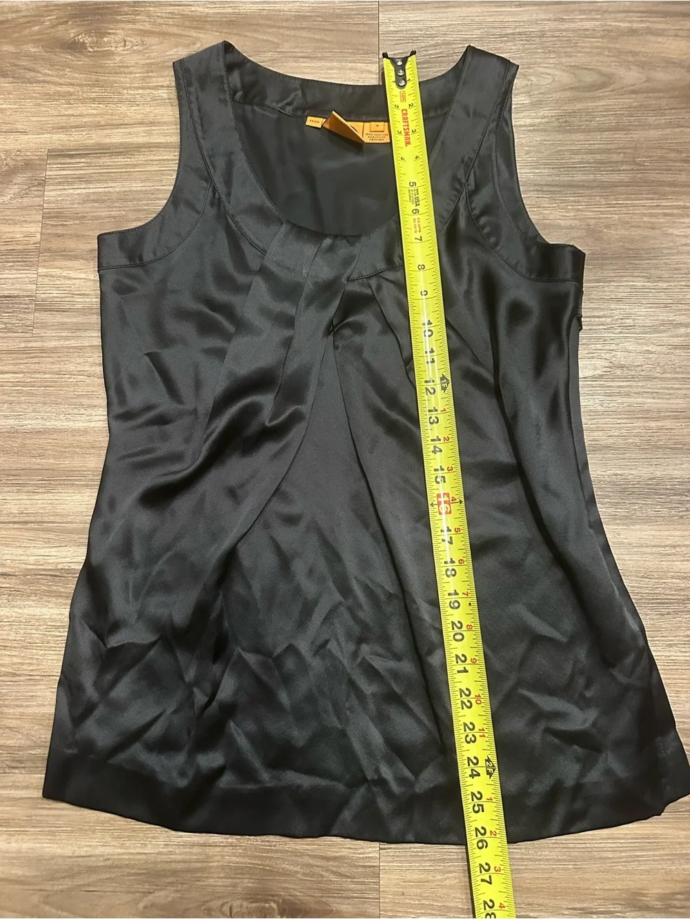 Tory Burch Black Silk Sleeveless Camisole